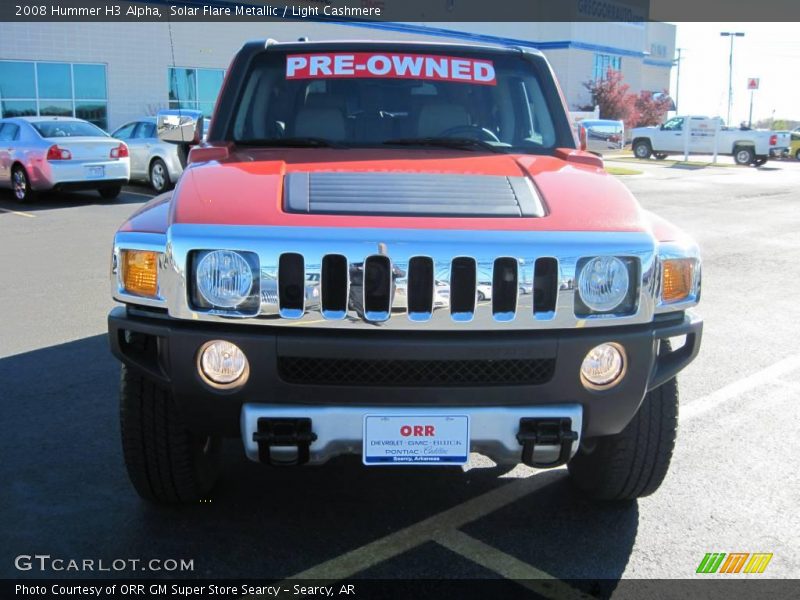 Solar Flare Metallic / Light Cashmere 2008 Hummer H3 Alpha