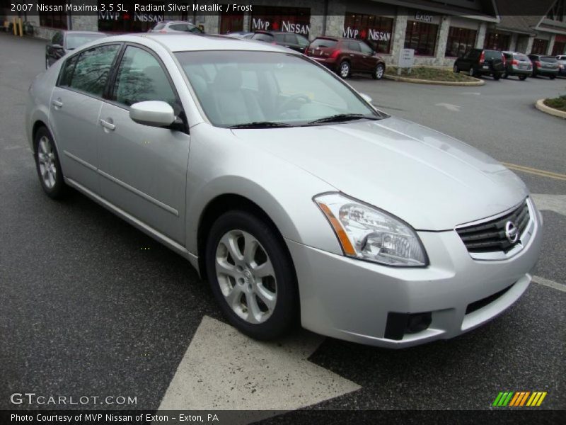 Radiant Silver Metallic / Frost 2007 Nissan Maxima 3.5 SL
