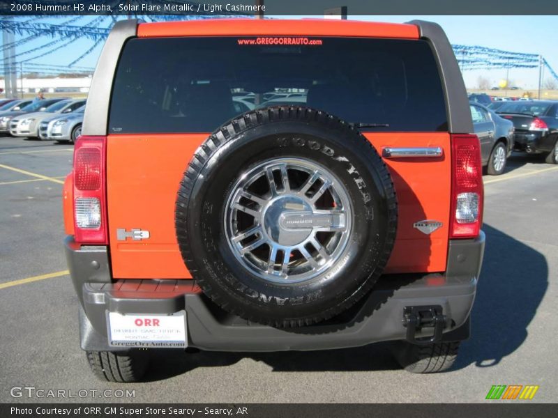 Solar Flare Metallic / Light Cashmere 2008 Hummer H3 Alpha