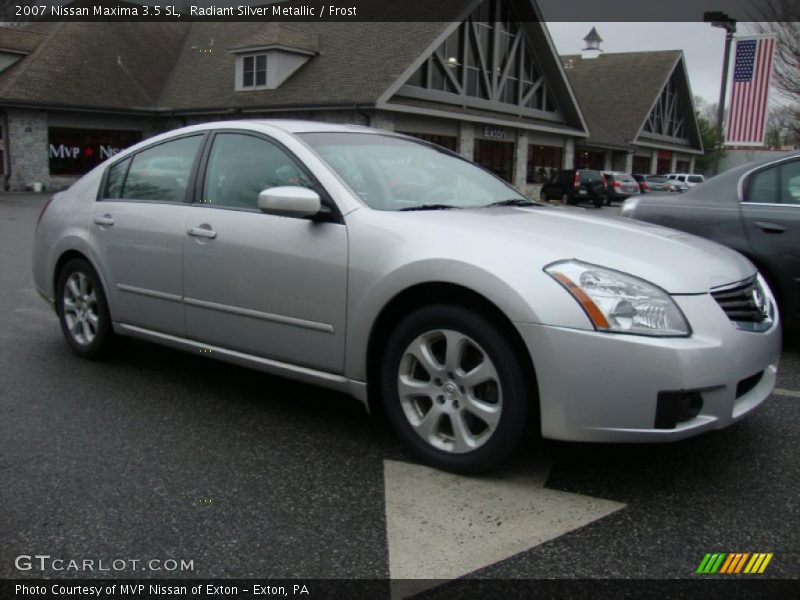 Radiant Silver Metallic / Frost 2007 Nissan Maxima 3.5 SL