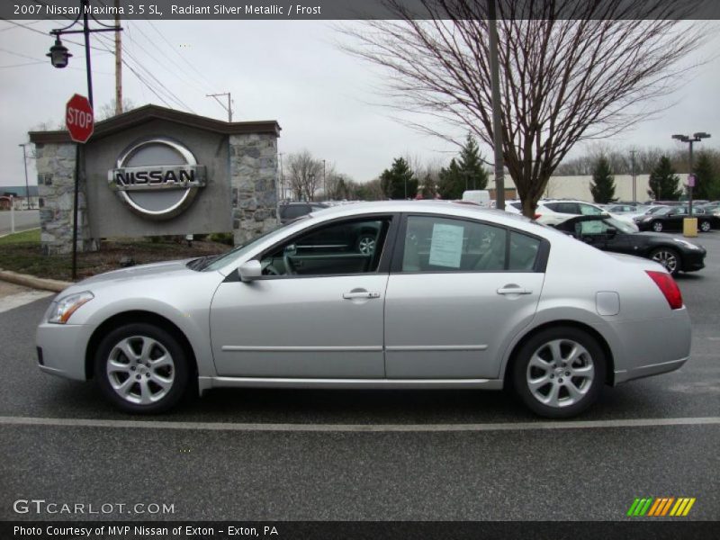 Radiant Silver Metallic / Frost 2007 Nissan Maxima 3.5 SL