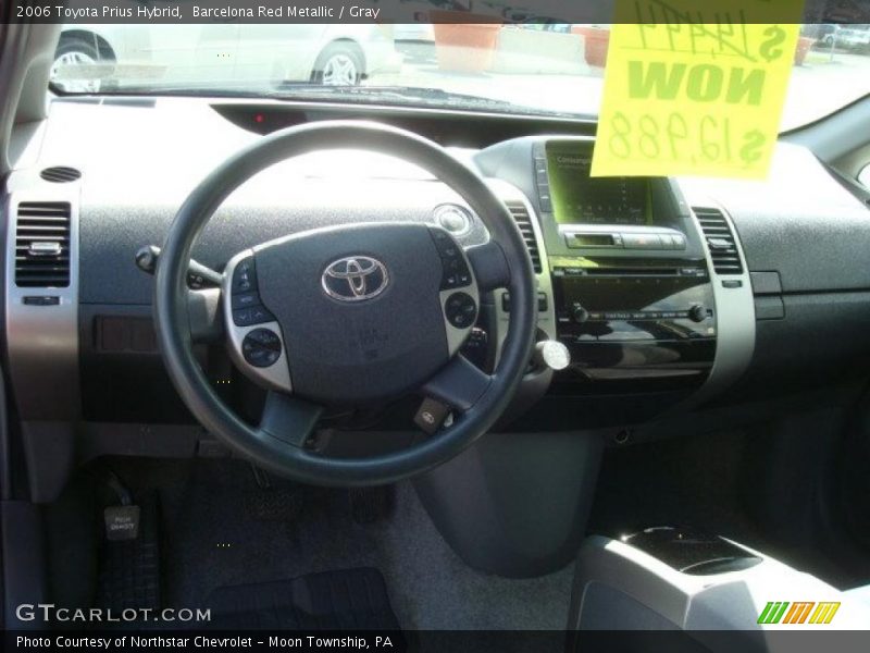 Barcelona Red Metallic / Gray 2006 Toyota Prius Hybrid