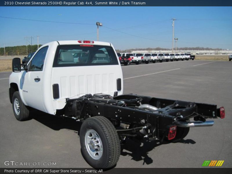 Summit White / Dark Titanium 2010 Chevrolet Silverado 2500HD Regular Cab 4x4