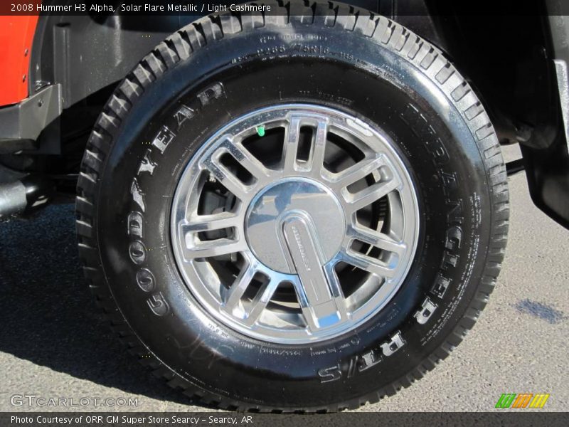 Solar Flare Metallic / Light Cashmere 2008 Hummer H3 Alpha
