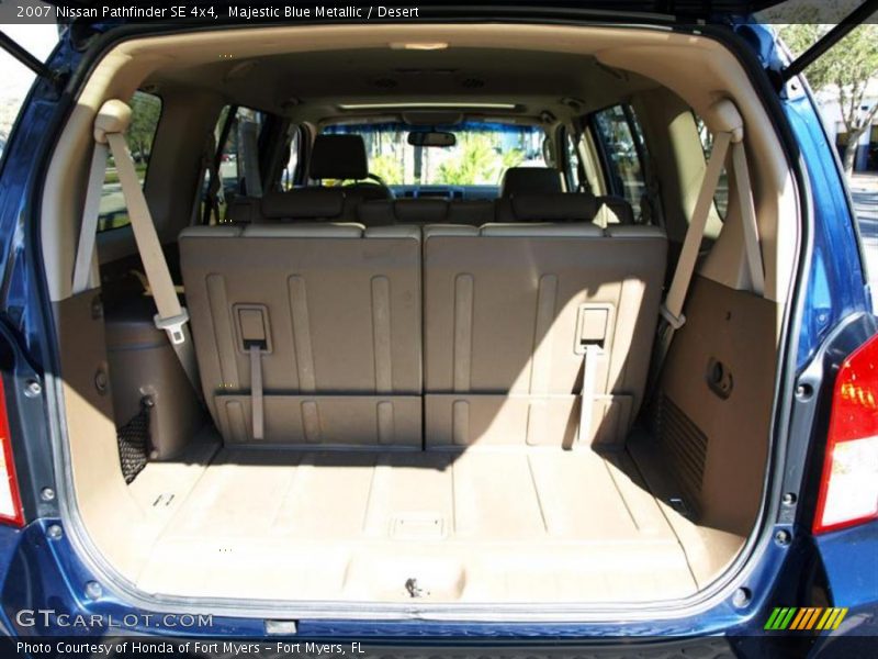 Majestic Blue Metallic / Desert 2007 Nissan Pathfinder SE 4x4