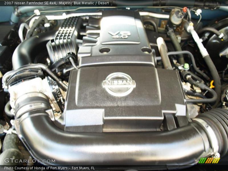 Majestic Blue Metallic / Desert 2007 Nissan Pathfinder SE 4x4