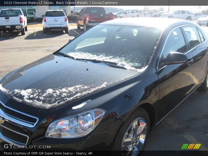 Black Granite Metallic / Cocoa/Cashmere 2010 Chevrolet Malibu LT Sedan
