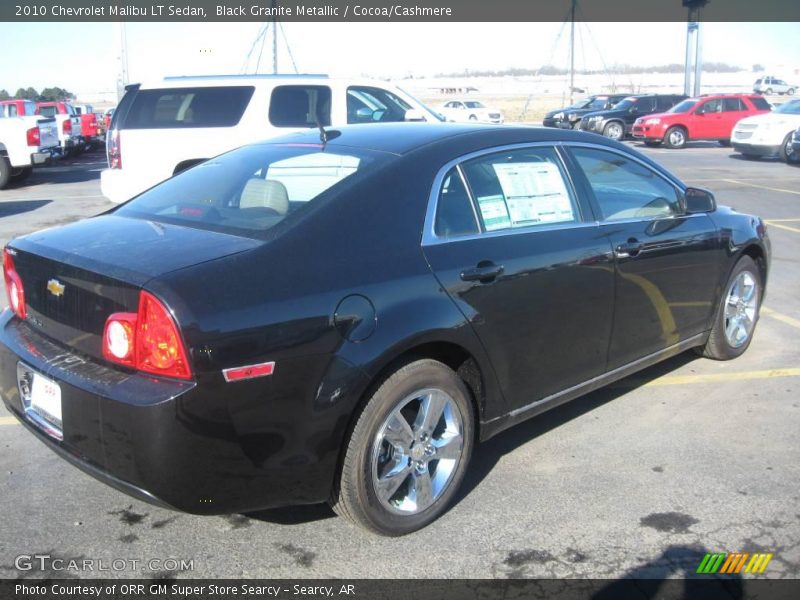 Black Granite Metallic / Cocoa/Cashmere 2010 Chevrolet Malibu LT Sedan