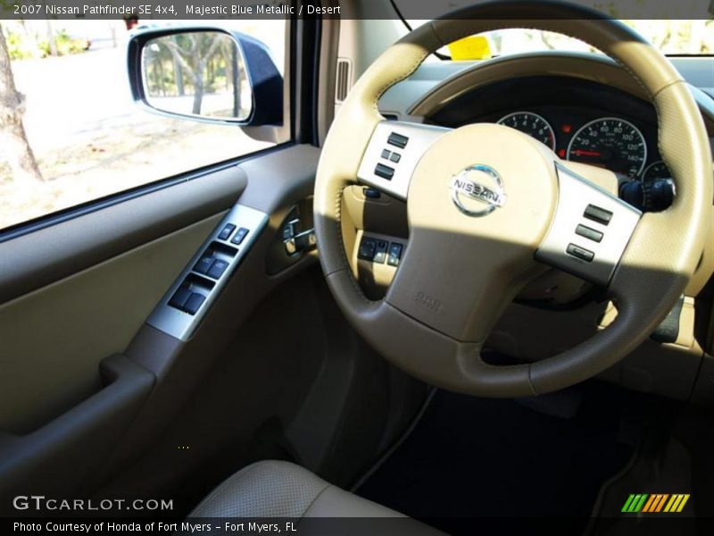 Majestic Blue Metallic / Desert 2007 Nissan Pathfinder SE 4x4