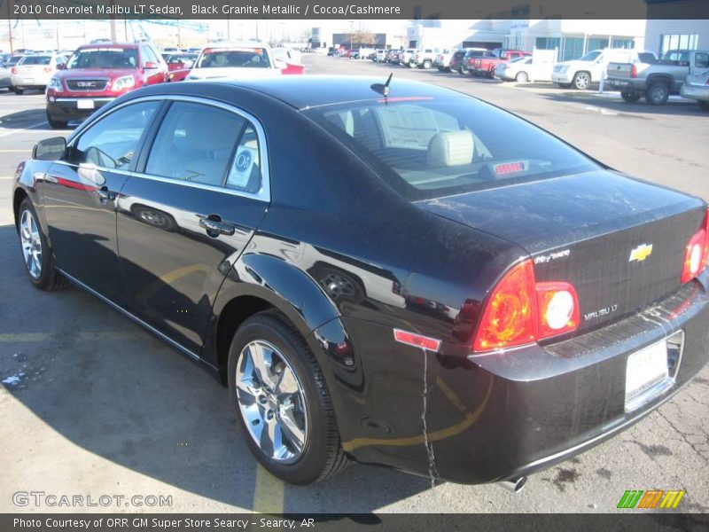 Black Granite Metallic / Cocoa/Cashmere 2010 Chevrolet Malibu LT Sedan