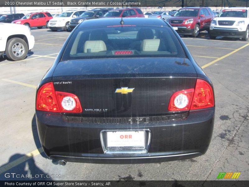 Black Granite Metallic / Cocoa/Cashmere 2010 Chevrolet Malibu LT Sedan