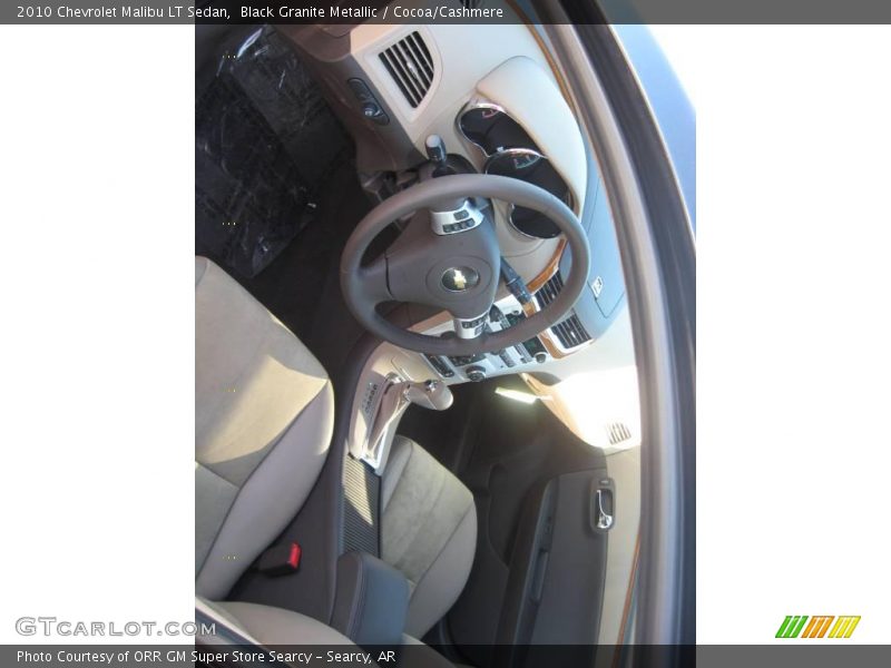 Black Granite Metallic / Cocoa/Cashmere 2010 Chevrolet Malibu LT Sedan