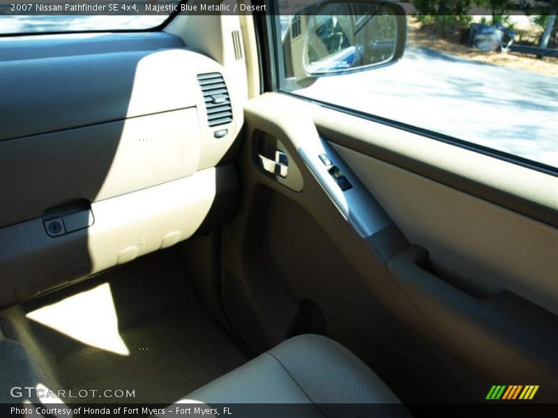 Majestic Blue Metallic / Desert 2007 Nissan Pathfinder SE 4x4