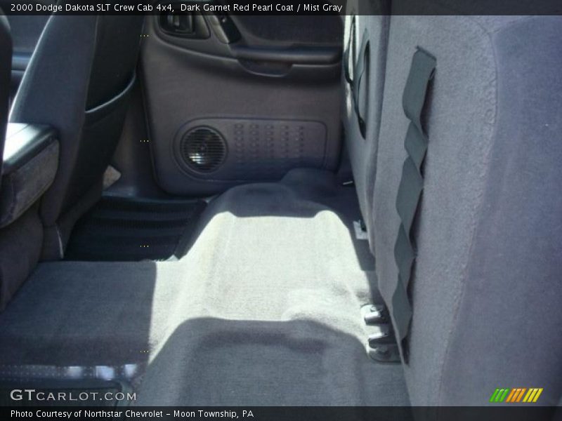 Dark Garnet Red Pearl Coat / Mist Gray 2000 Dodge Dakota SLT Crew Cab 4x4