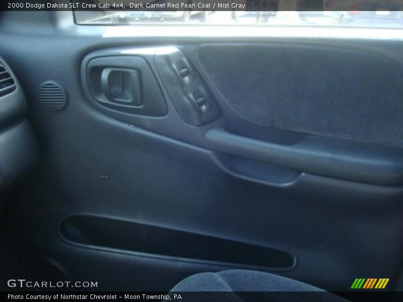 Dark Garnet Red Pearl Coat / Mist Gray 2000 Dodge Dakota SLT Crew Cab 4x4