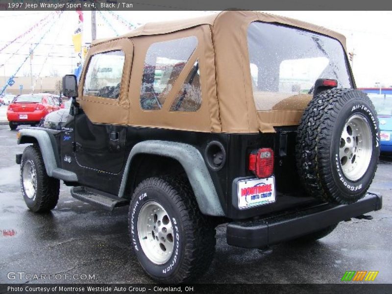 Black / Tan 1997 Jeep Wrangler Sport 4x4