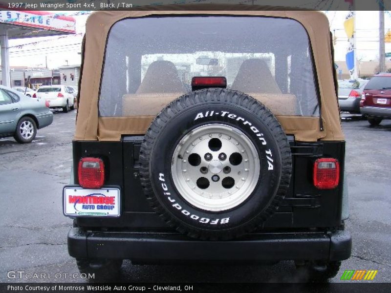 Black / Tan 1997 Jeep Wrangler Sport 4x4