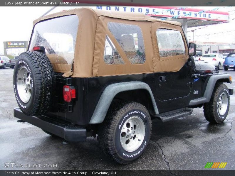Black / Tan 1997 Jeep Wrangler Sport 4x4