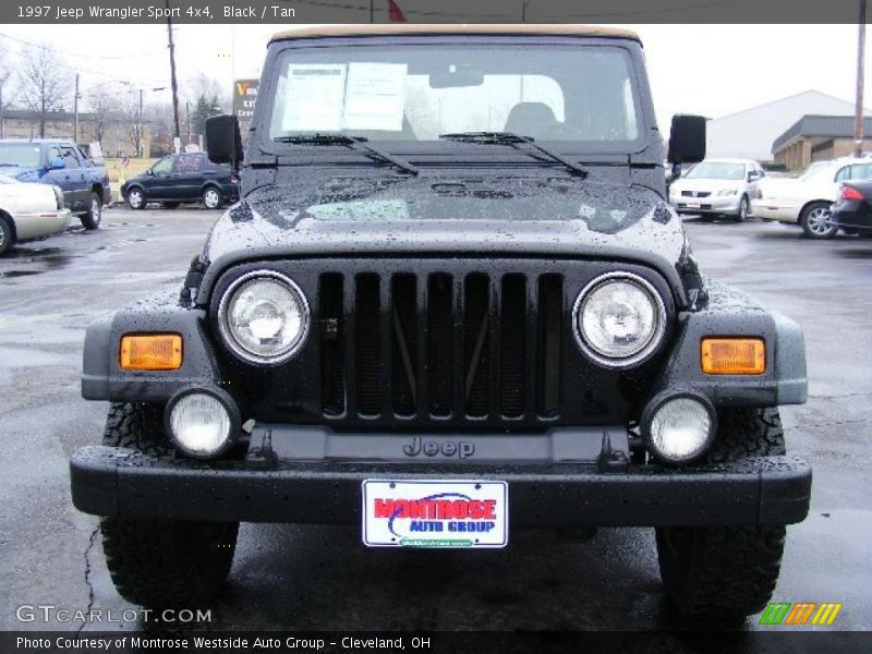Black / Tan 1997 Jeep Wrangler Sport 4x4