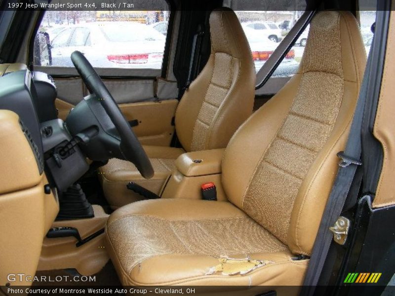 Black / Tan 1997 Jeep Wrangler Sport 4x4