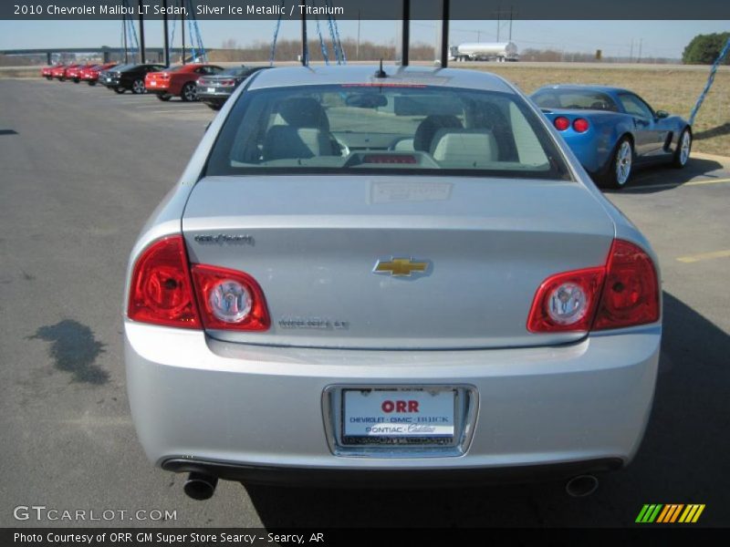 Silver Ice Metallic / Titanium 2010 Chevrolet Malibu LT Sedan