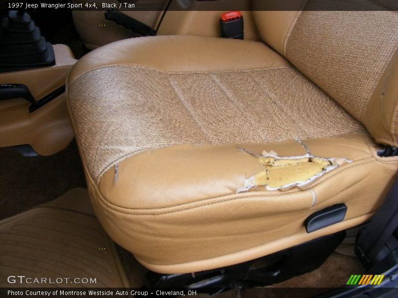 Black / Tan 1997 Jeep Wrangler Sport 4x4