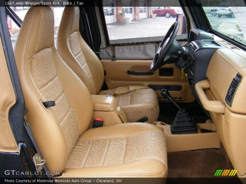 Black / Tan 1997 Jeep Wrangler Sport 4x4