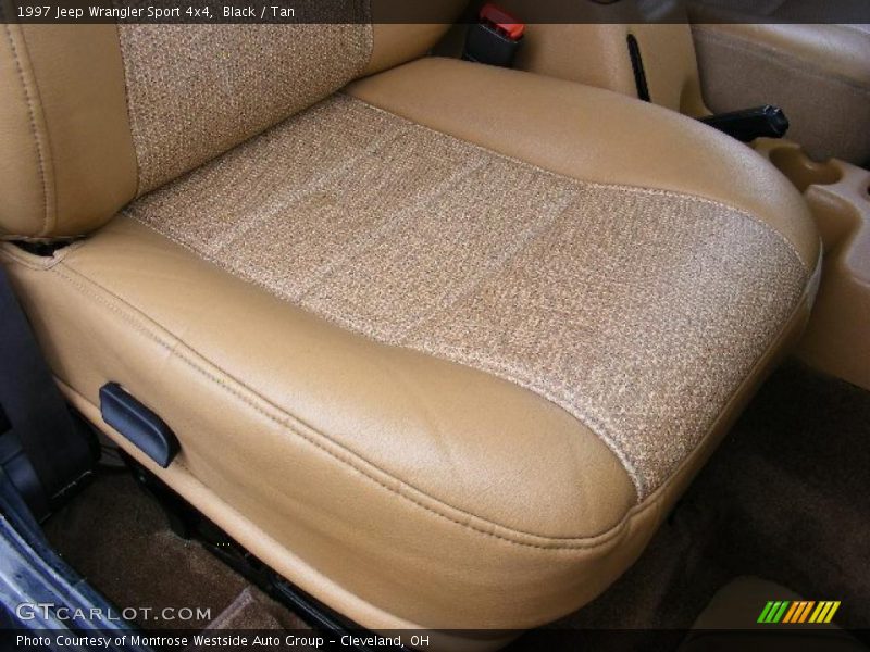 Black / Tan 1997 Jeep Wrangler Sport 4x4