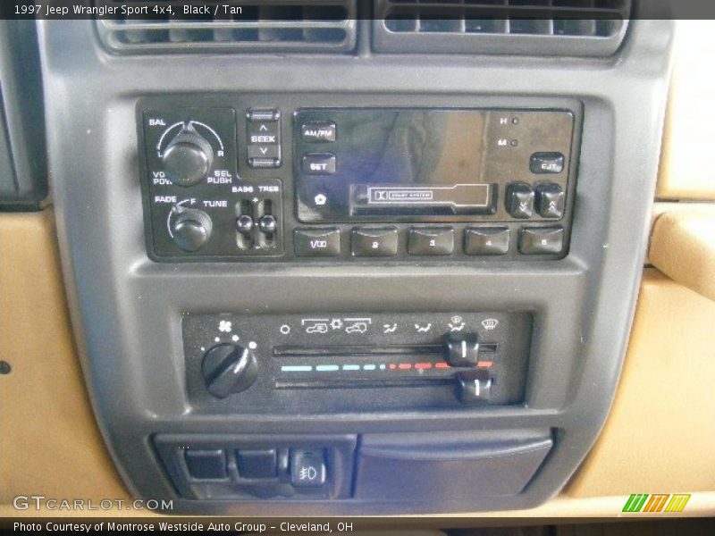 Black / Tan 1997 Jeep Wrangler Sport 4x4