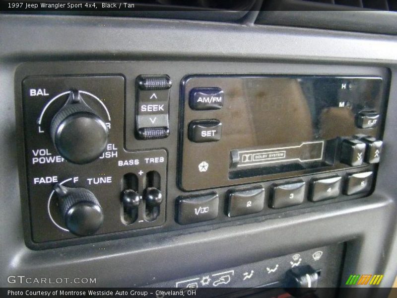 Black / Tan 1997 Jeep Wrangler Sport 4x4