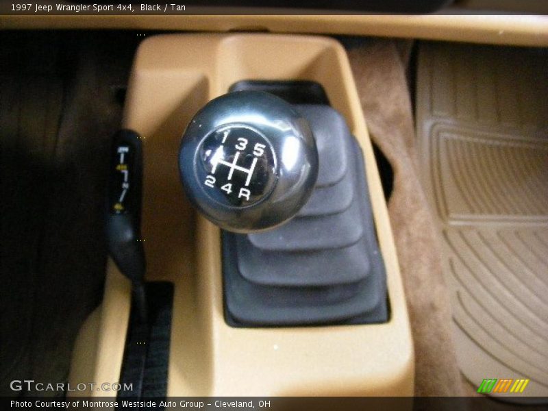 Black / Tan 1997 Jeep Wrangler Sport 4x4