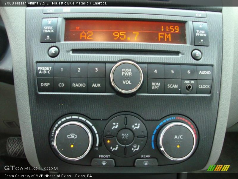 Majestic Blue Metallic / Charcoal 2008 Nissan Altima 2.5 S