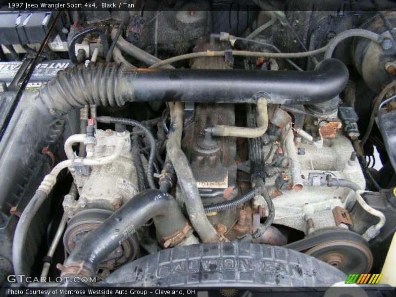 Black / Tan 1997 Jeep Wrangler Sport 4x4