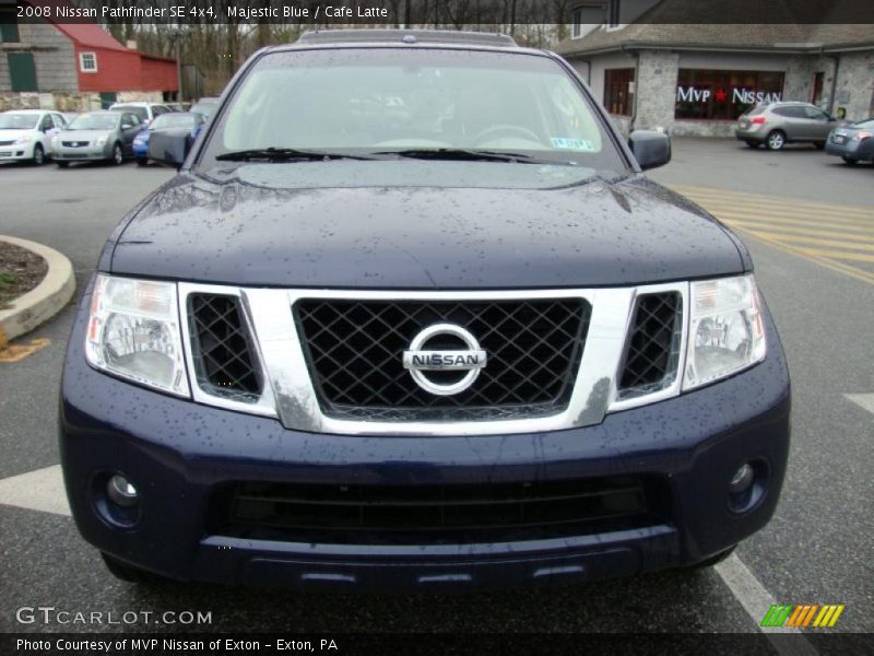 Majestic Blue / Cafe Latte 2008 Nissan Pathfinder SE 4x4