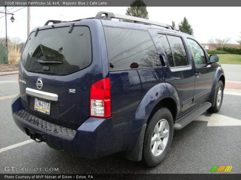 Majestic Blue / Cafe Latte 2008 Nissan Pathfinder SE 4x4
