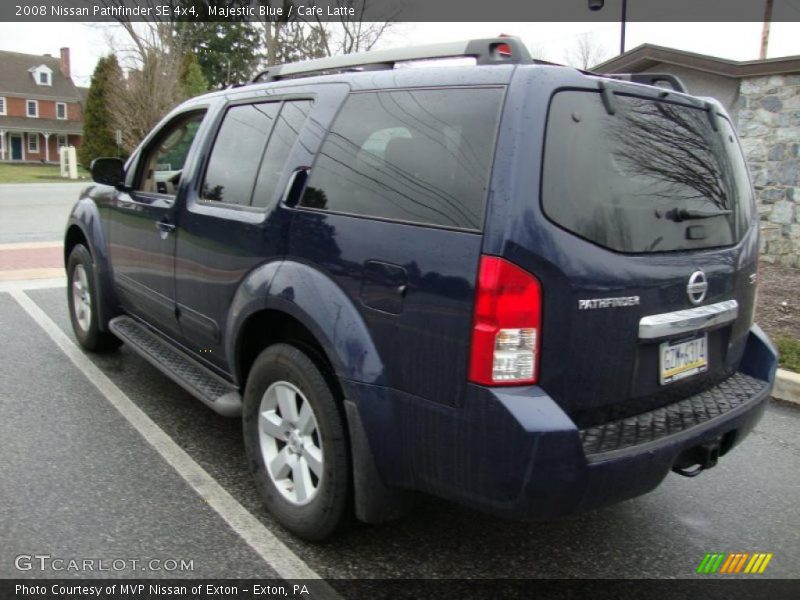 Majestic Blue / Cafe Latte 2008 Nissan Pathfinder SE 4x4