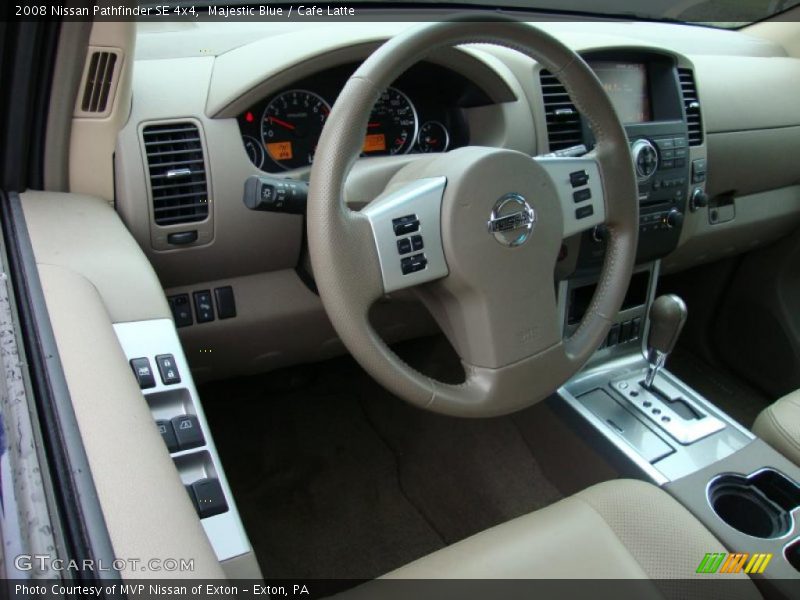 Majestic Blue / Cafe Latte 2008 Nissan Pathfinder SE 4x4