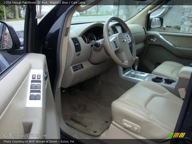 Majestic Blue / Cafe Latte 2008 Nissan Pathfinder SE 4x4