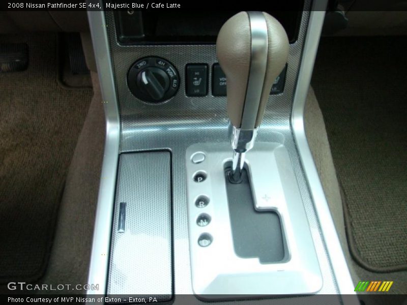 Majestic Blue / Cafe Latte 2008 Nissan Pathfinder SE 4x4