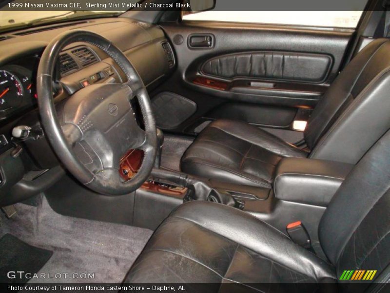 Sterling Mist Metallic / Charcoal Black 1999 Nissan Maxima GLE
