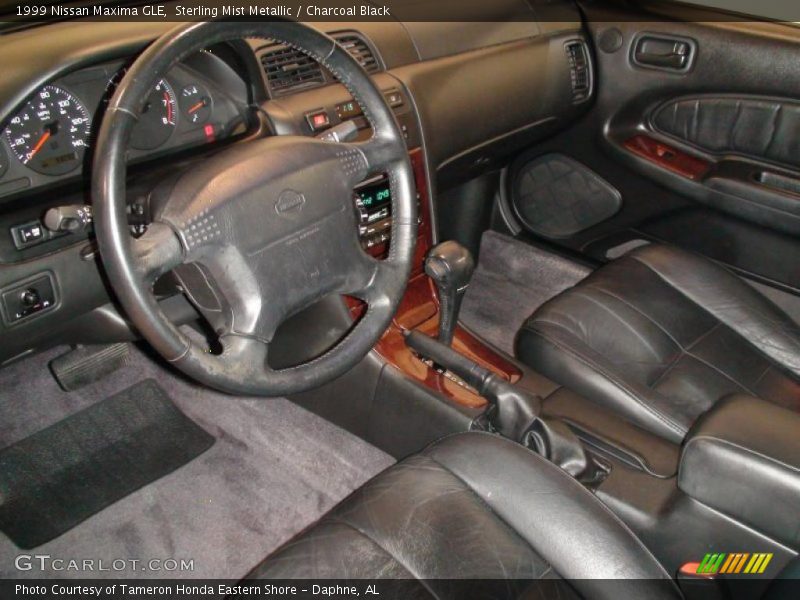 Sterling Mist Metallic / Charcoal Black 1999 Nissan Maxima GLE