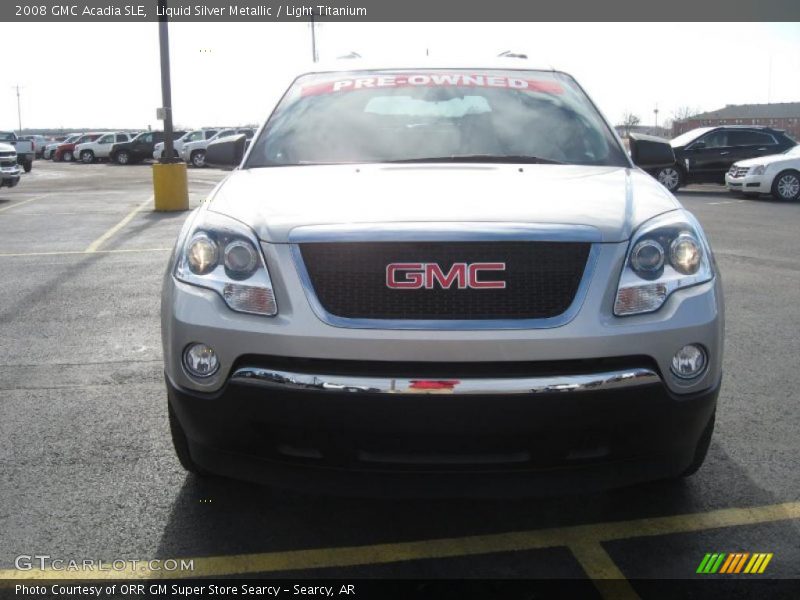 Liquid Silver Metallic / Light Titanium 2008 GMC Acadia SLE