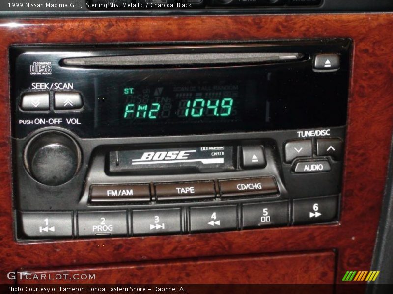 Sterling Mist Metallic / Charcoal Black 1999 Nissan Maxima GLE