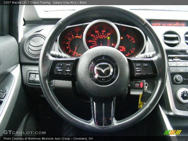 Galaxy Gray Mica / Black 2007 Mazda CX-7 Grand Touring