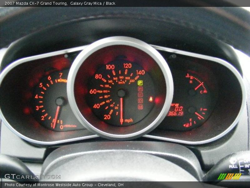 Galaxy Gray Mica / Black 2007 Mazda CX-7 Grand Touring