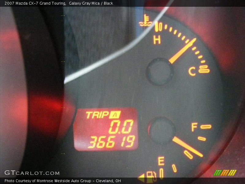 Galaxy Gray Mica / Black 2007 Mazda CX-7 Grand Touring