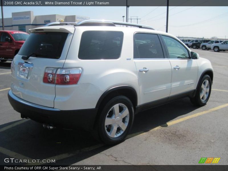 White Diamond Tricoat / Light Titanium 2008 GMC Acadia SLT
