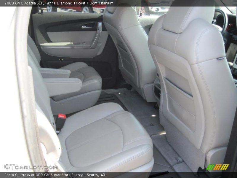 White Diamond Tricoat / Light Titanium 2008 GMC Acadia SLT