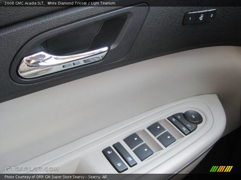 White Diamond Tricoat / Light Titanium 2008 GMC Acadia SLT