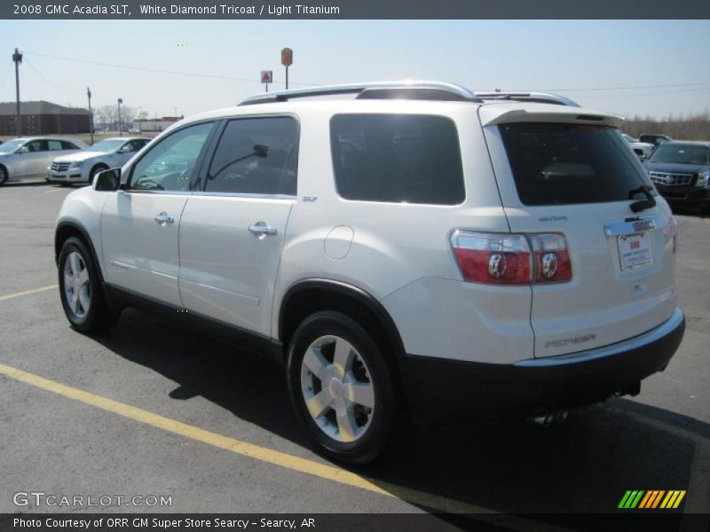 White Diamond Tricoat / Light Titanium 2008 GMC Acadia SLT